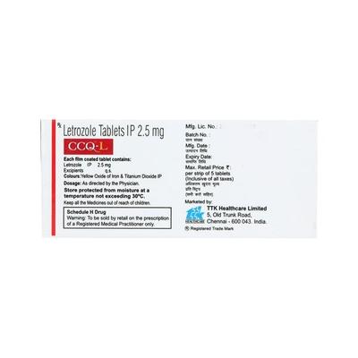 CCQ L 2.5mg Tablet 5'S - Cancer Oncology-Hor