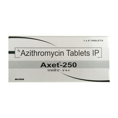 AXET 250 Tablet 6's - Bacterial Infections-Mac