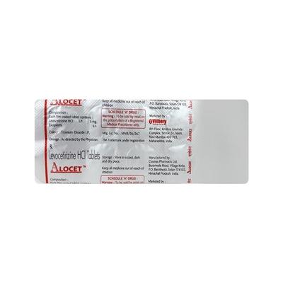 Alocet 5mg Tablet 10'S - Allergies-Ant