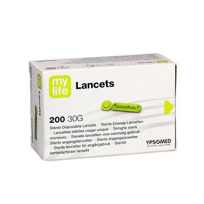 Ypsomed Mylife Sterile Disposable Lancets (30 G) 200's - Blood Glucose Monitors/Test Strips