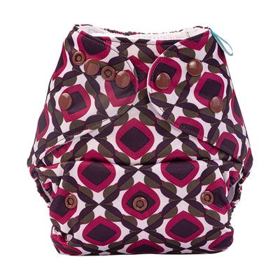 Bumberry Reusable Pocket Diaper with 1 Microfiber Insert - Beetroot - Diapers & Wipes
