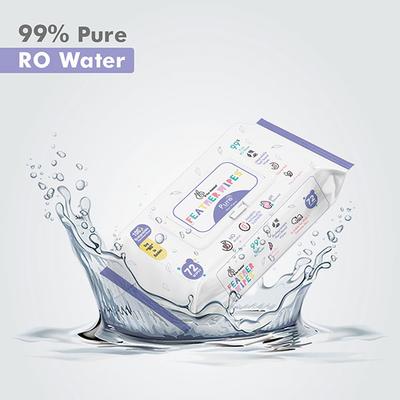 R for Rabbit Feather Pure Wipes (Pack of 3 x 72's) - Diapers & Wipes