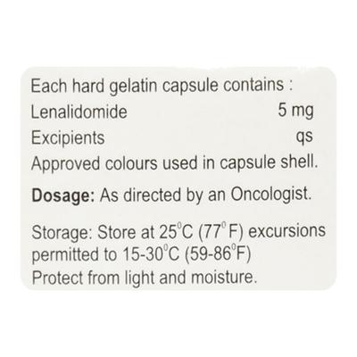 LENOFECT 5 Capsule 10's - Cancer Oncology-Cyt