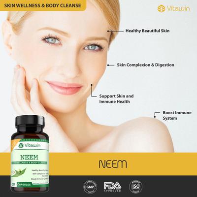 Vitawin Neem Capsule 60's - Herbal Dietary Supplement