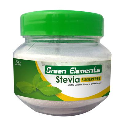 Green Elements Stevia Sugarfree Powder 50 gm - Sugar Substitutes (Fitness)