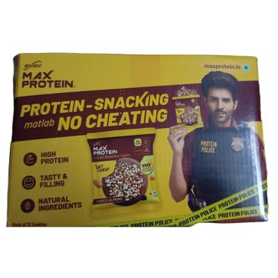 RiteBite Max Protein 7 Grain Breakfast Cookie - Choco Almond 60 gm - Nutritional Bars