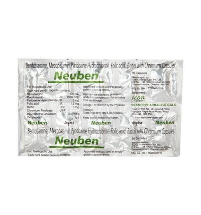 Neuben Capsule 10'S - Nootropics And Neurotrophics
