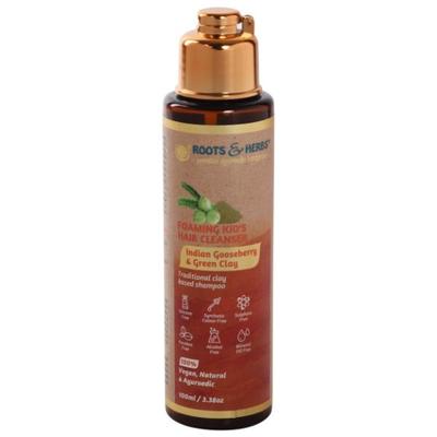 Roots & Herbs Foaming Kid's Hair Cleanser - Indian Gooseberry & Green Clay 200 ml - Shampoos