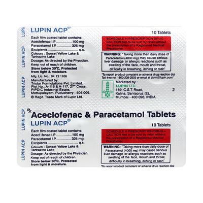 ACP Tablet 10'S - Pain relief-Nsa