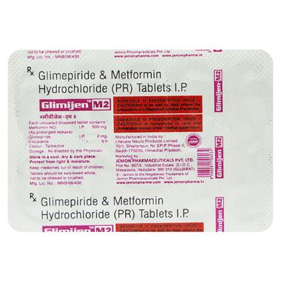 GLIMIJEN M 2 Tablet 10's - Diabetes-Ant