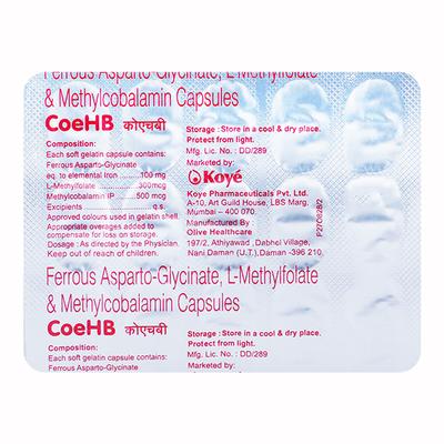 COEHB Capsule 15's - Supplements-Vam