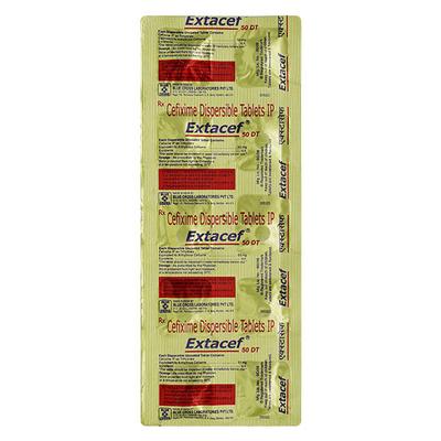 Extacef DT 50mg Tablet 10'S - Bacterial Infections-Cep