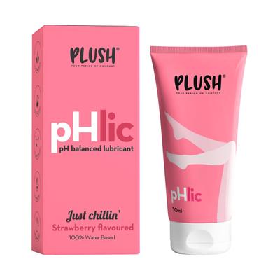 Plush Phlic Ph Balanced Lubricant - Strawberry 50 ml - Intimate Cream/Gel