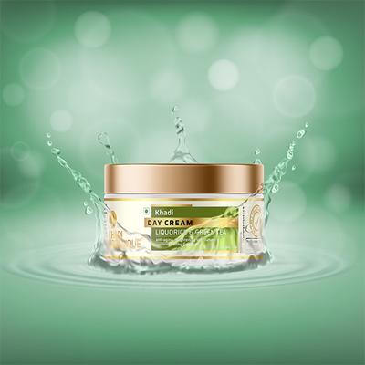 Khadi Organique Khadi Day Cream - Liquoirce & Green Tea 50 gm - Personal Care (Ayush)