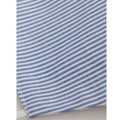 Faballey Blue Striped 3 Ply Balloon Reusable Mask Set (3 Pcs) - Face Mask