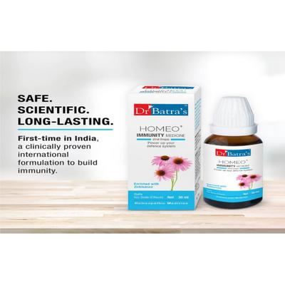 Dr Batra's Homeo+ Immunity Oral Drops (Pack 4 x 30 ml) - Speciality Medicines