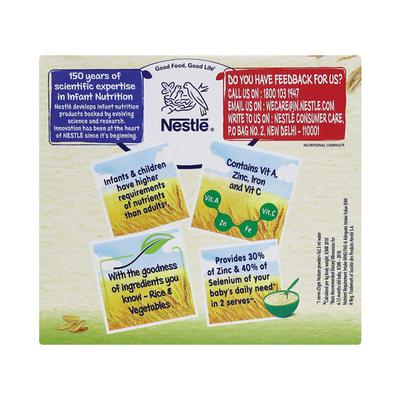 Nestle Nestum Stage 2 (8-12 Months) Powder 300 gm - Rice Vegetables (Refill Pack) - Baby And Infant Supplements