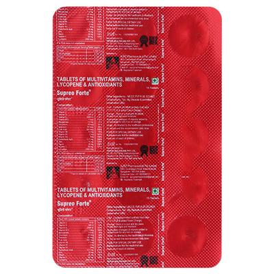 SUPREO FORTE Tablet 15's - Supplements-Vam