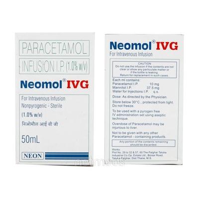 Neomol Ivg 500mg Infusion 50ml - Fever-Ana