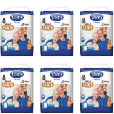 Liberty Premium Adult Diaper Pants (L) (Pack of 6 x 10's) - Adult Diapers & Pads