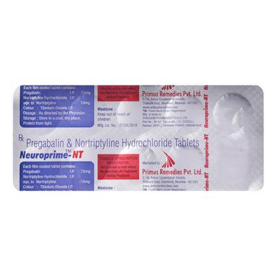 Neuroprime NT Tablet 10'S - Neuropathic Pain-Dru