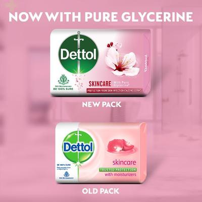 Dettol Skincare Soap - Pure Glycerine 125 gm - Soaps