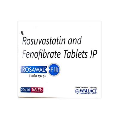 ROSAWAL F 10 Tablet 10's - High Cholesterol-Dys
