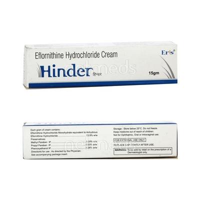 Hinder Cream 15gm - Hirsutism