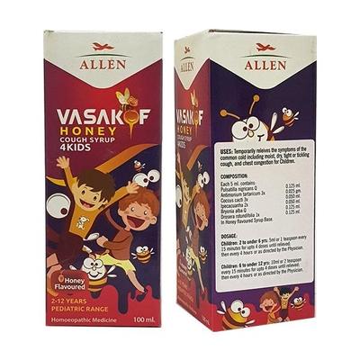 Allen Vasakof Honey Cough 4Kids Syrup 100 ml - Speciality Medicine