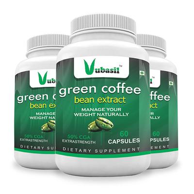Vubasil Green Coffee Bean Extract Capsule (Pack of 3 x 60's) - Weight Loss
