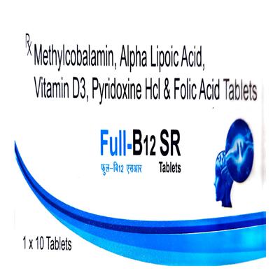 FULL B12 SR Tablet 10's - Supplements-Sup