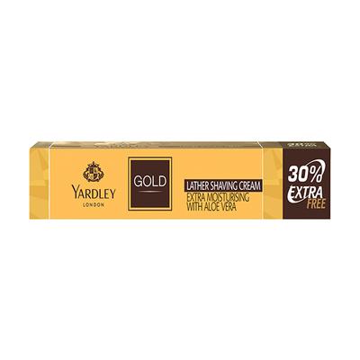 Yardley London Gold Lather Shaving Cream with Aloe Vera 30 gm - Shaving Creams