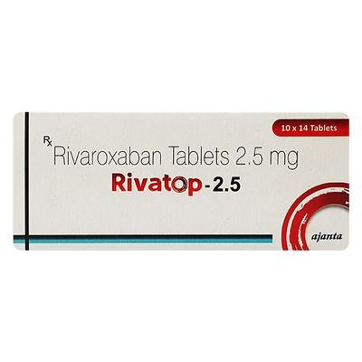 RIVATOP 2.5 Tablet 14's - Blood Clot-Ant