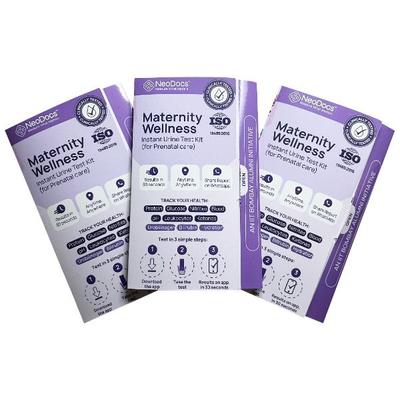 Neodocs Maternity Wellness Instant Test Kit (Pack of 3) - Health Monitoring Devices