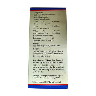 Vibact Dry Syrup 50ml - Diarrhoea-Ant