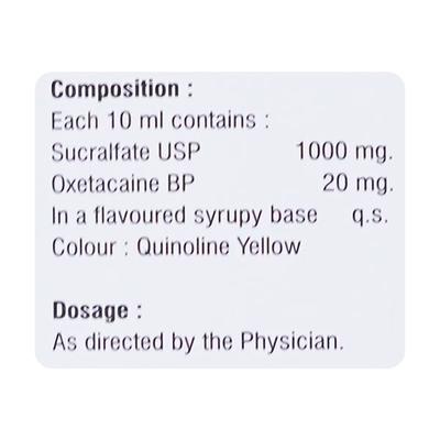 SUCRALROSE SUGAR FREE ORANGE FLAVOUR Suspension 200ml - Ulcer/Reflux/Flatulence-Aaa
