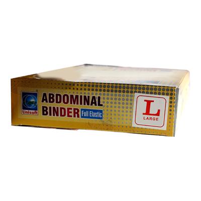 Unisoft Abdominal Binder Full Elastic (L) - Back/Abdomen Supports