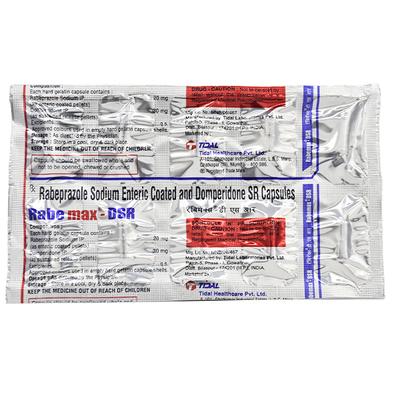 RABEMAX DSR 30/20mg Capsule 10's - Ulcer/Reflux/Flatulence-Aaa