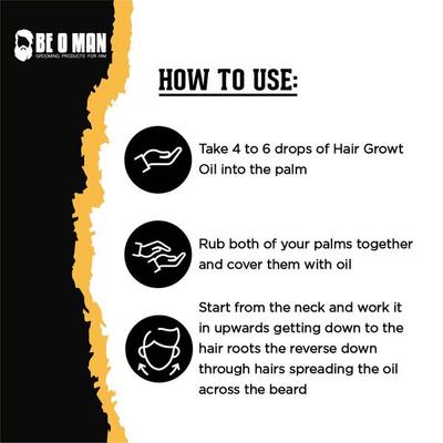 Be O Man Hair Growth Oil 50 ml - Hair Oils