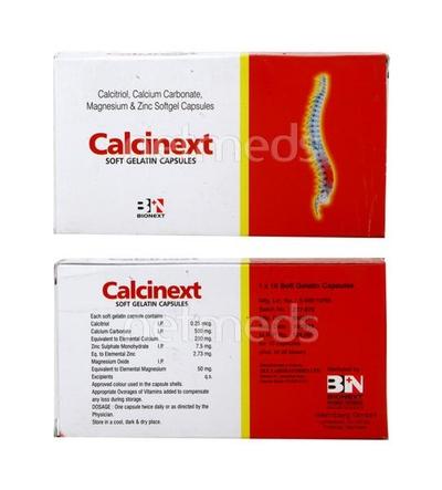 Calcinext Softgel 10'S - Supplements-Cal
