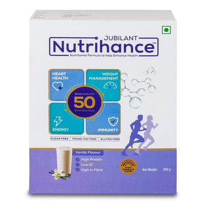 Jubilant Nutrihance Nutrition Powder - Vanilla Flavour 200 gm - Daily Health Drinks