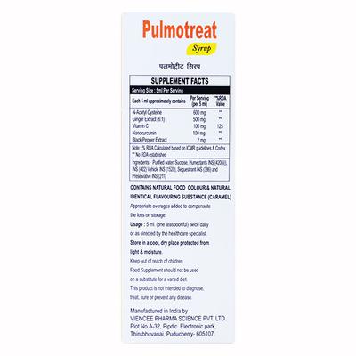 PULMOTREAT Syrup 200ml - Supplements-Sup