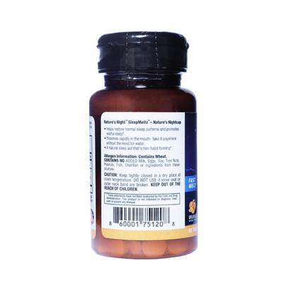 Natures Night Sleepmeltz 5 mg Tablet - Natural Orange Flavour 60's - Multi-Vitamins