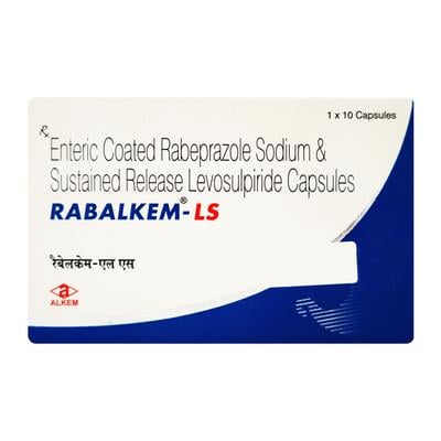 Rabalkem LS 75/20mg Capsule 10'S - Ulcer/Reflux/Flatulence-Aaa