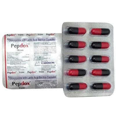 Pepdox Capsule 10'S - Bacterial Infections-Tet
