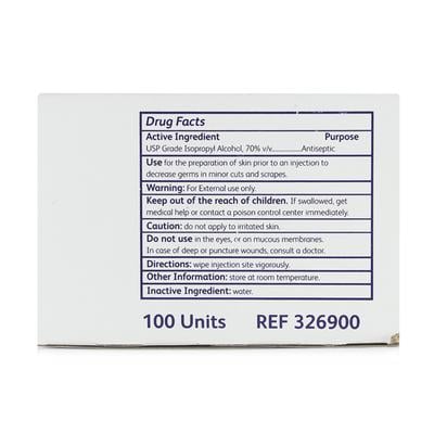 BD Alcohol Swab 100's - Bandages