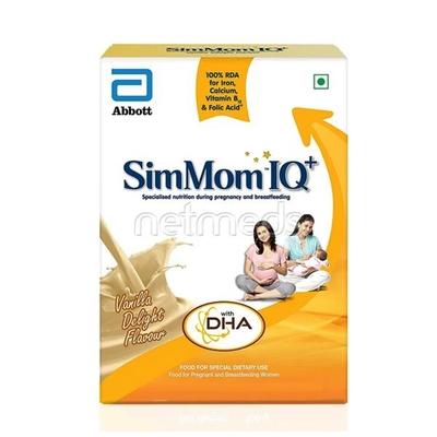 Buy SimMom IQ+ Vanilla Delight Flavour Nutirtional Powder 200 gm Online ...