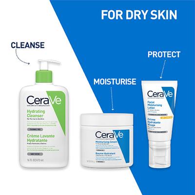 CeraVe Hydrating Cleanser For Normal To Dry Skin 473 ml - Face Wash & Cleansers