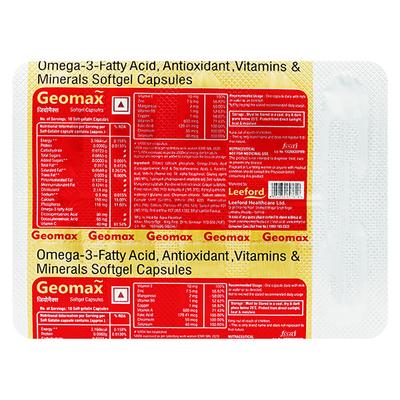 GEOMAX Softgel Capsule 10's - Supplements-Vam