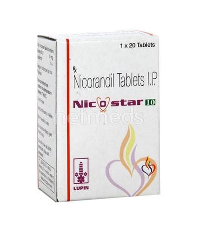Nicostar 10mg Tablet 20'S - Angina